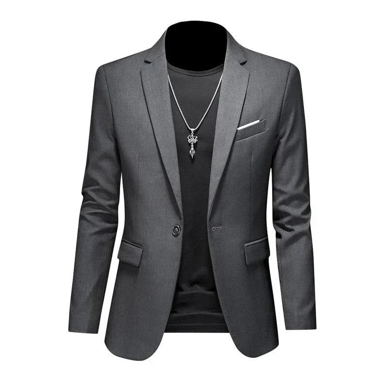 Blazer Masculino Esporte Fino Liso - Lojas Firenzo