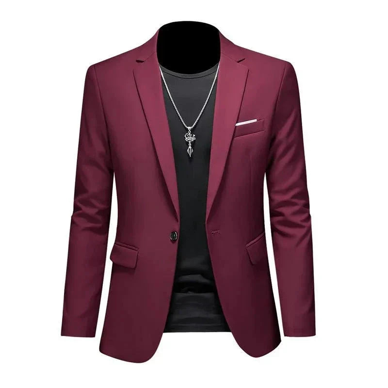 Blazer Masculino Esporte Fino Liso - Lojas Firenzo