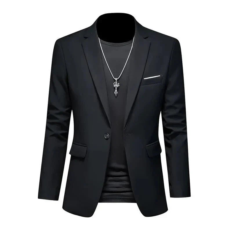 Blazer Masculino Esporte Fino Liso - Lojas Firenzo