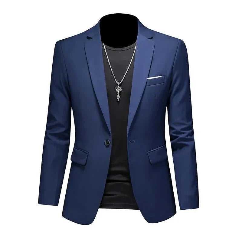 Blazer Masculino Esporte Fino Liso - Lojas Firenzo