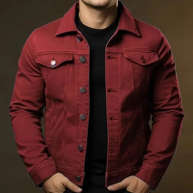 Jaqueta Jeans Masculina Firenzo Slim - Lojas Firenzo